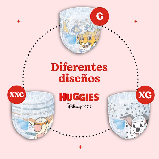 Pantaloncitos Huggies Active Sec Xtra-Flex XG, 64 uds. (Edición Limitada)
